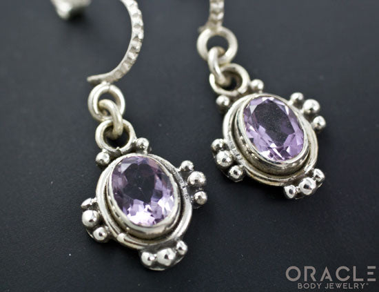 Sterling Silver Amethyst Earrings