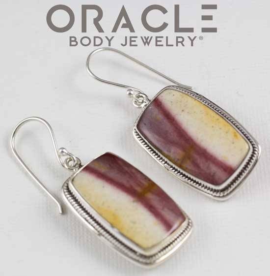 Sterling Silver Mookaite Standard Earring