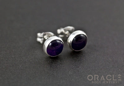Sterling Silver Amethyst Earrings