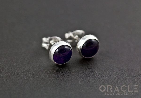 Sterling Silver Amethyst Earrings