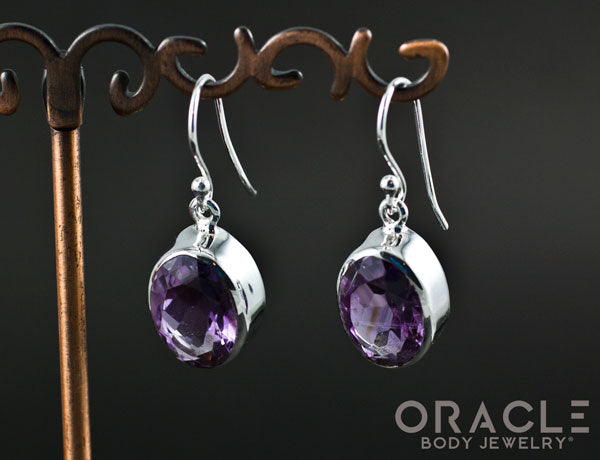 Sterling Silver Amethyst Earrings