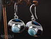 Sterling Silver Larimar Earrings