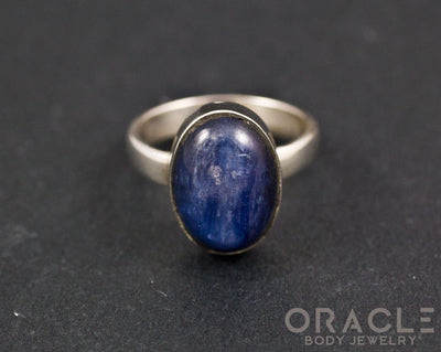 Sterling Silver Kyanite Ring Size 6
