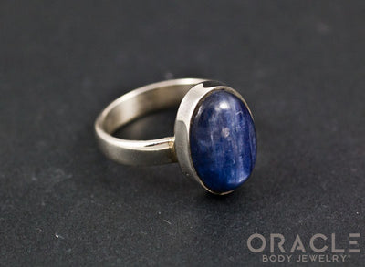Sterling Silver Kyanite Ring Size 6