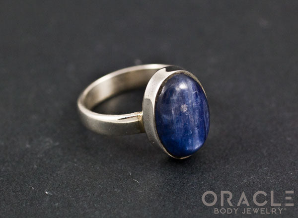 Sterling Silver Kyanite Ring Size 6