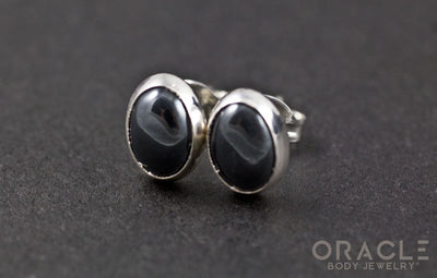 Sterling Silver Hematite Earrings
