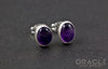 Sterling Silver Amethyst Earrings