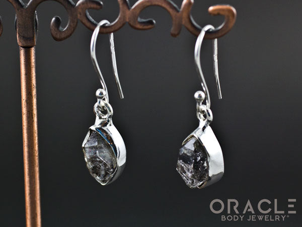 Sterling Silver Herkimer Diamond Earrings