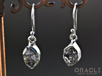 Sterling Silver Herkimer Diamond Earrings