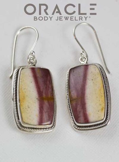 Sterling Silver Mookaite Standard Earring