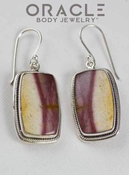 Sterling Silver Mookaite Standard Earring