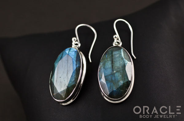 Sterling Silver Labradorite Earrings