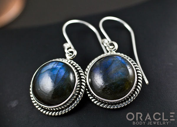 Sterling Silver Labradorite Earrings