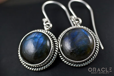 Sterling Silver Labradorite Earrings