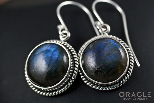 Sterling Silver Labradorite Earrings