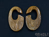 7/16" (11mm) Fossilized Mammoth Ivory C-Shape Wing Weights