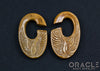 7/16" (11mm) Fossilized Mammoth Ivory C-Shape Wing Weights
