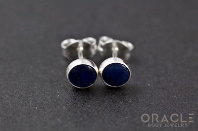 Sterling Silver Lapis Earrings