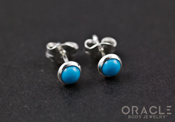 Sterling Silver Turquoise Earrings