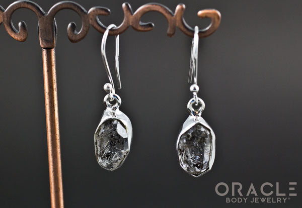 Sterling Silver Herkimer Diamond Earrings