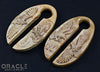 11/16" (17mm) Fossilized Mammoth Ivory Eagle Weights