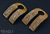 5/8" (16mm) Fossilized Mammoth Ivory Wing Split Weights