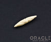 4g Fossilized Mammoth Ivory Carved Septum Spike