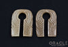 7/16" (11mm) Fossilized Mammoth Ivory Split Wings