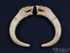 1/2" (12.5mm) Fossilized Mammoth Ivory Snake Claws