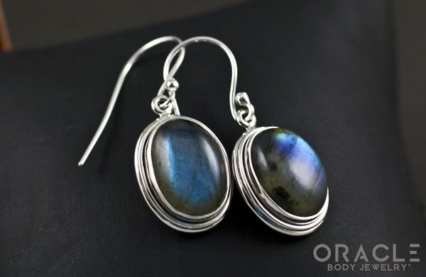 Sterling Silver Labradorite Earrings