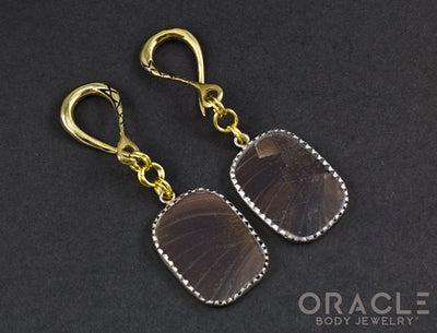 Crossover with Silver Plated Butterfly Wings