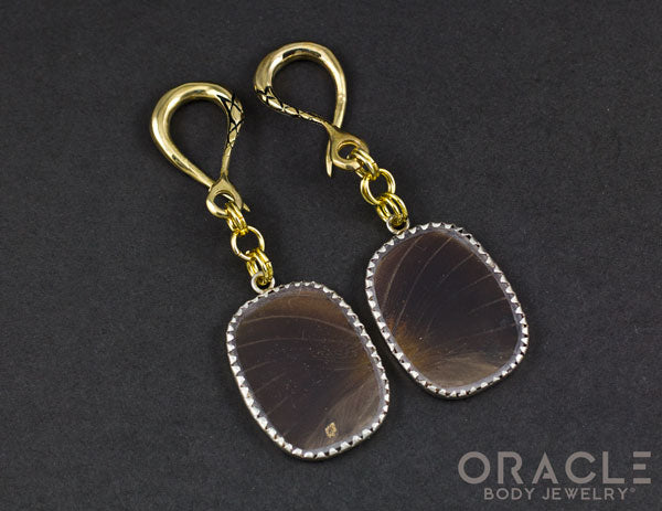 Crossover with Silver Plated Butterfly Wings