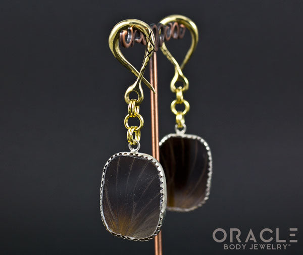 Crossover with Silver Plated Butterfly Wings