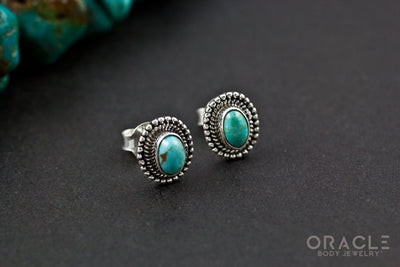 Sterling Silver Turquoise Earrings