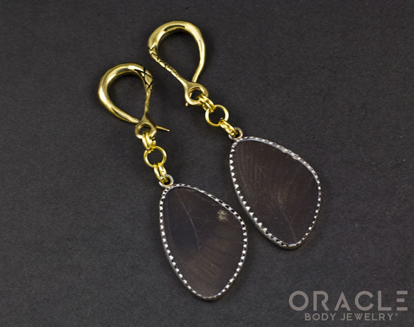 Crossover with Silver Plated Butterfly Wings