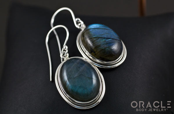 Sterling Silver Labradorite Earrings