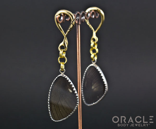 Crossover with Silver Plated Butterfly Wings