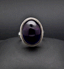 Sterling Silver Amethyst Ring SIze 7