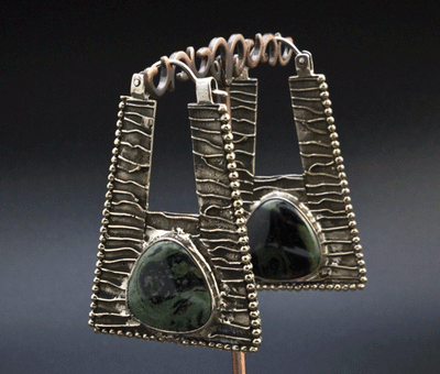 Atlantis in White Brass with Kambaba Jasper