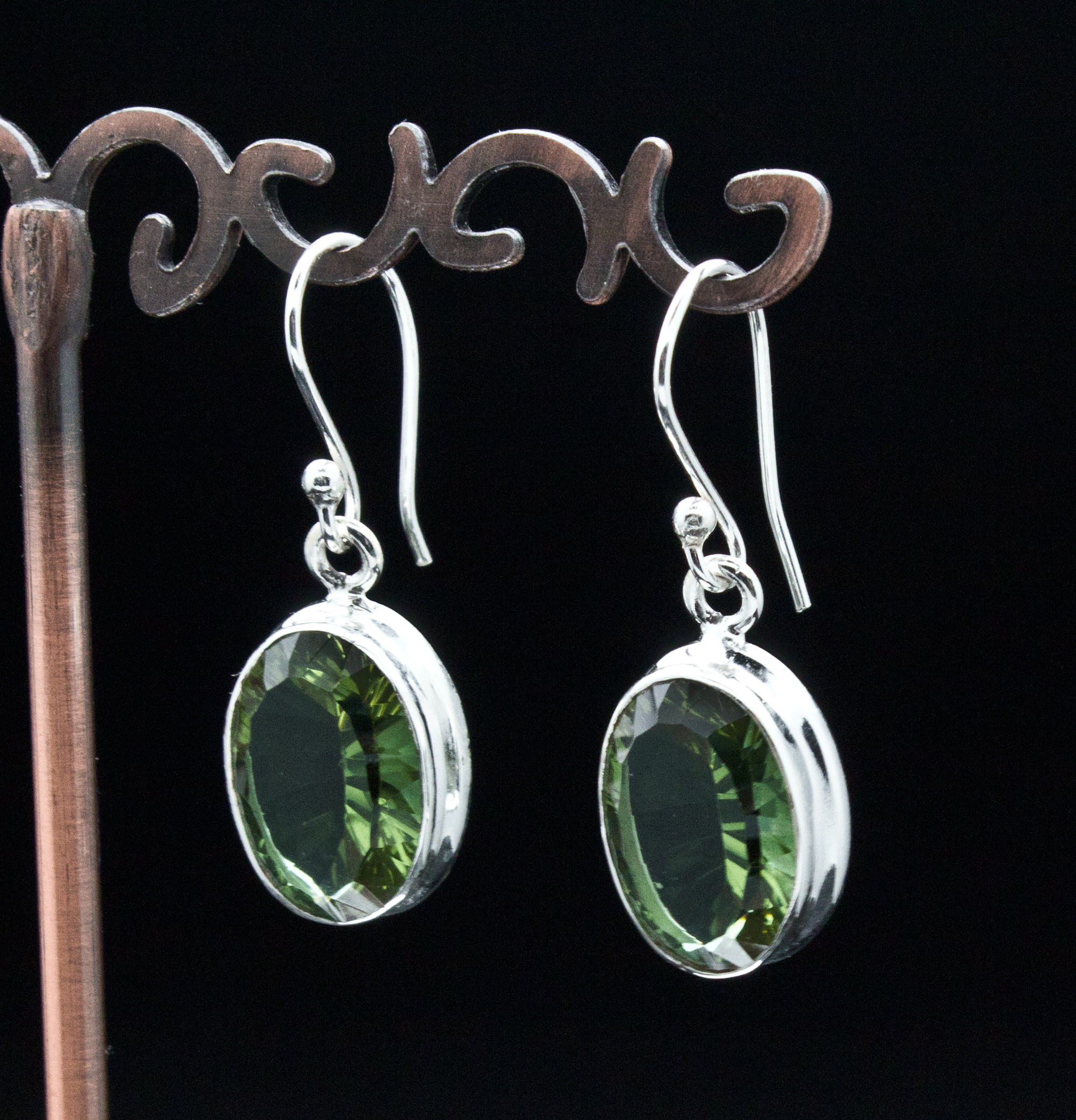 Sterling Silver Alexandrite Earrings