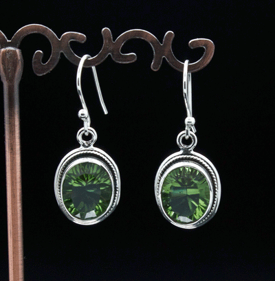 Sterling Silver Alexandrite Earrings