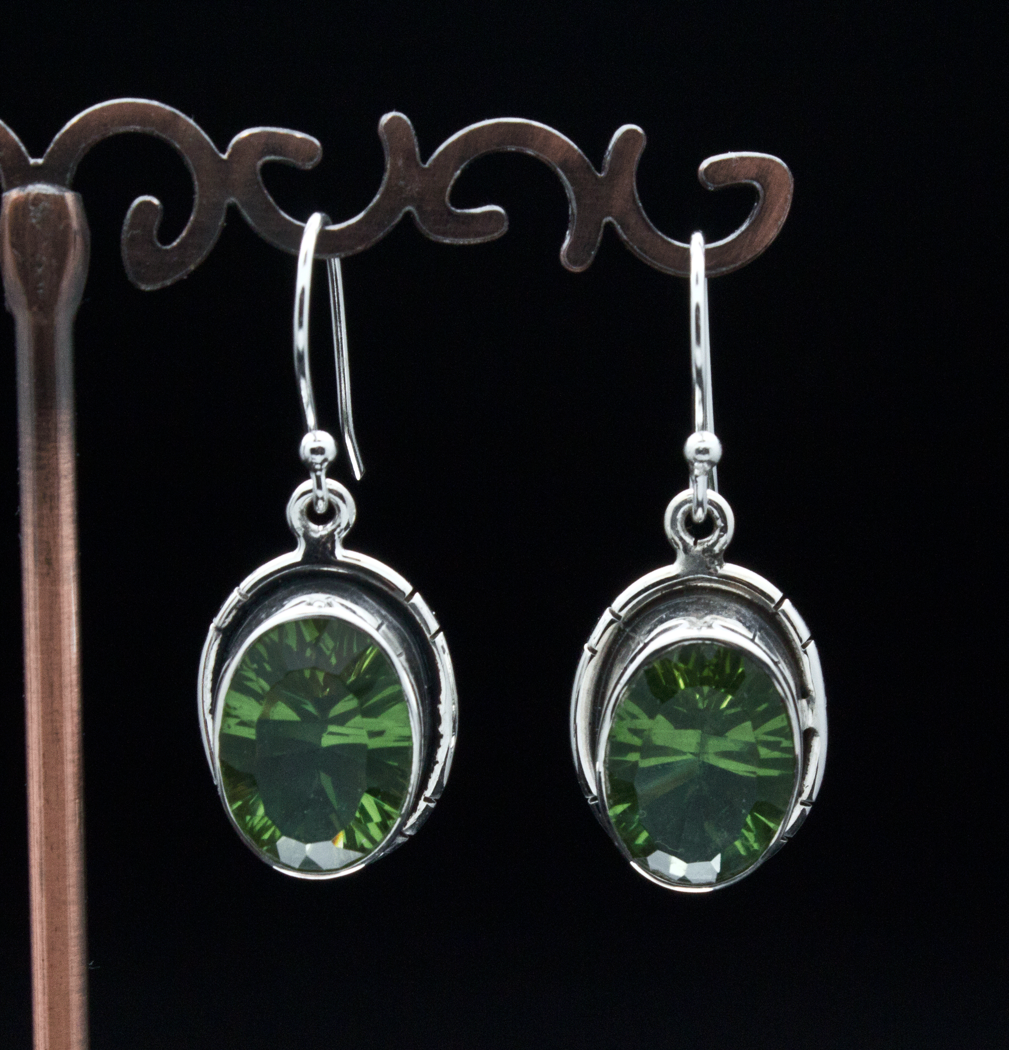 Sterling Silver Alexandrite Earrings