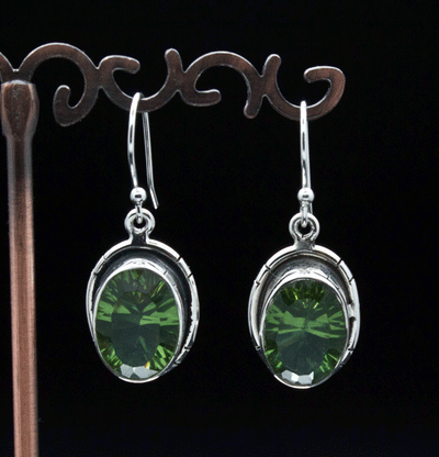 Sterling Silver Alexandrite Earrings