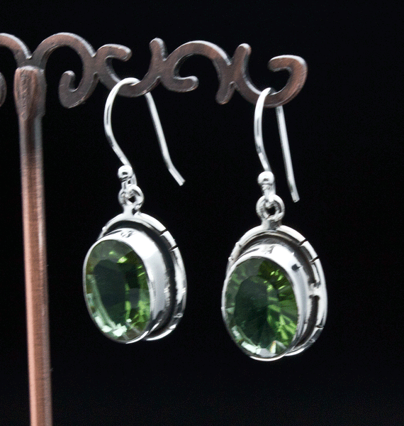 Sterling Silver Alexandrite Earrings