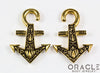 Large Anchors Away Brass Weights