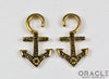 Small Anchors Away Brass Weights