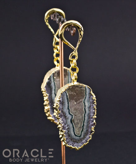 Crossover with 24k Gold Plated Stalactite Slices