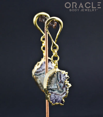 Crossover with 24k Gold Plated Stalactite Slices