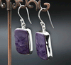 Sterling Silver Charoite Earrings