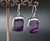 Sterling Silver Charoite Earrings